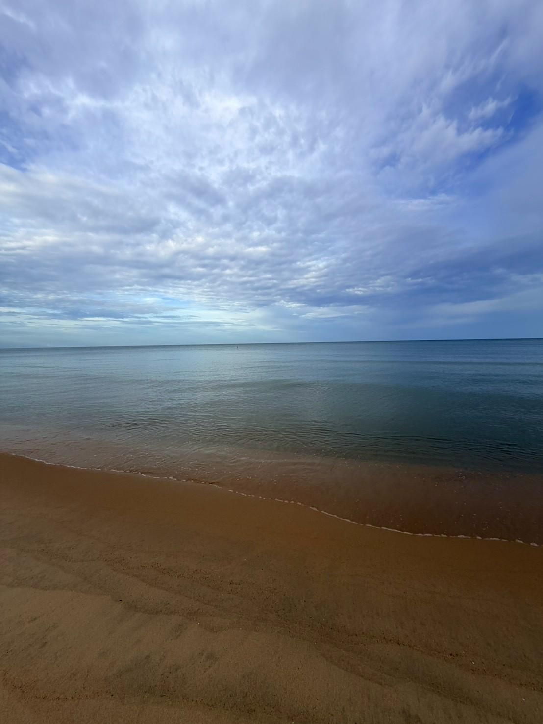 Sichon Beach site: Beach and sea from shoreline